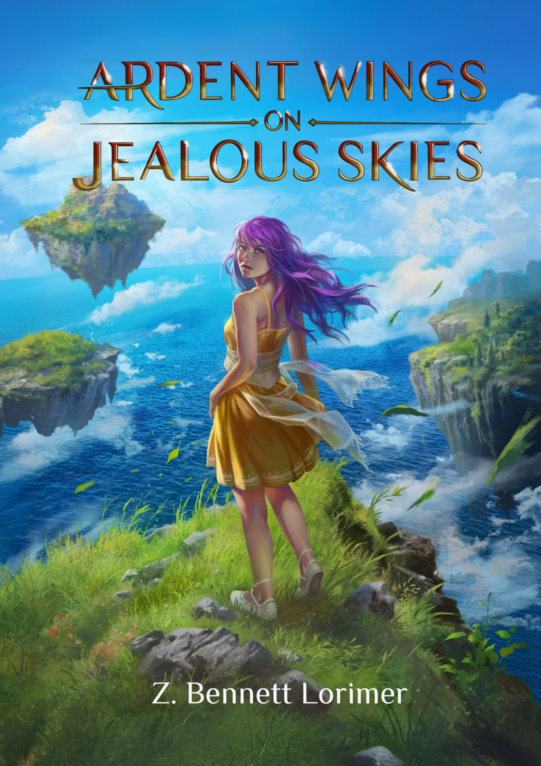 Ardent Wings on Jealous Skies front cover